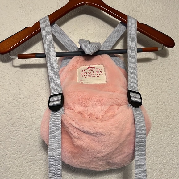 Joules Fuzzy Bunny Backpack - Picture 5 of 9